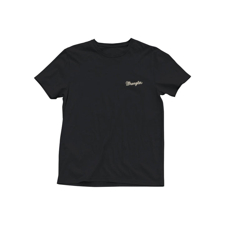 Wrangler® Short Sleeve T-Shirt - Regular Fit - Black Beauty 112368638 - Double C Western SupplyWrangler