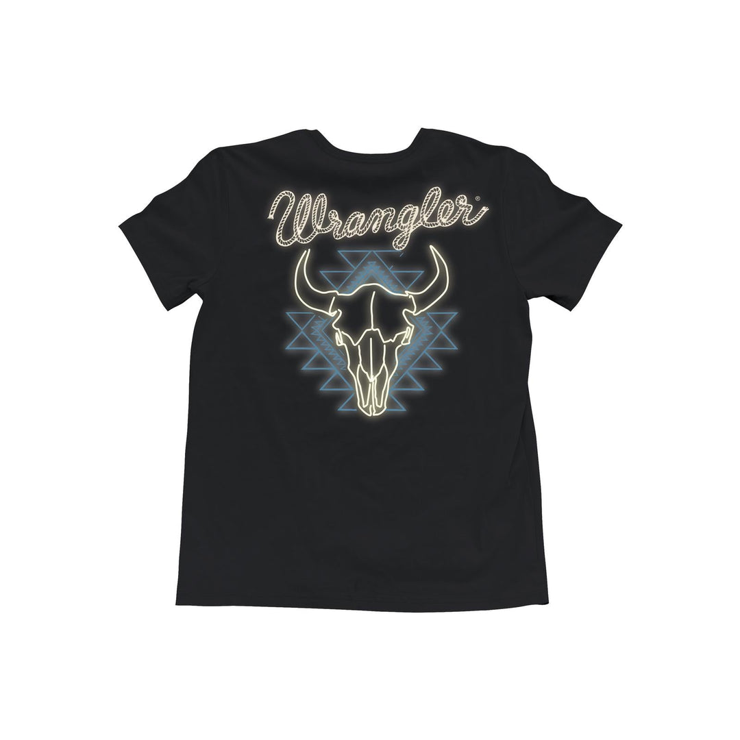 Wrangler® Short Sleeve T-Shirt - Regular Fit - Black Beauty 112368638 - Double C Western SupplyWrangler