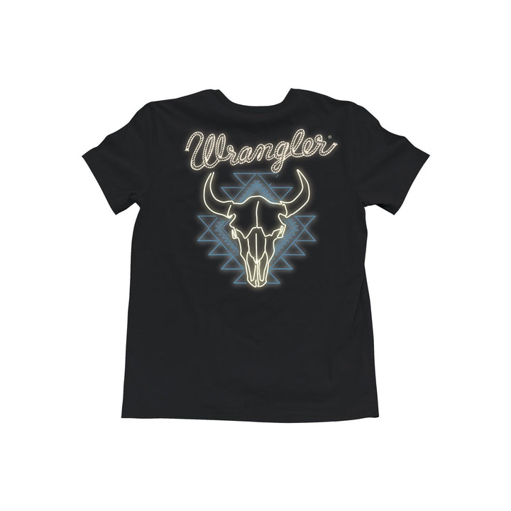 Wrangler® Short Sleeve T-Shirt - Regular Fit - Black Beauty 112368638 - Double C Western SupplyWrangler