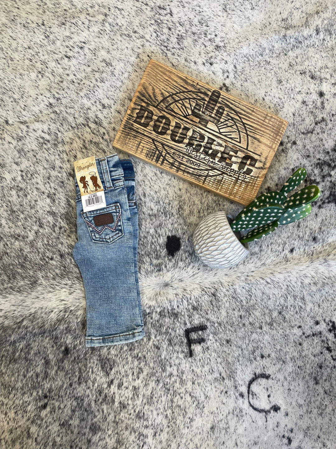 Wrangler Toddler Girls Bootcut Jean, Bleach - Double C Western SupplyWrangler