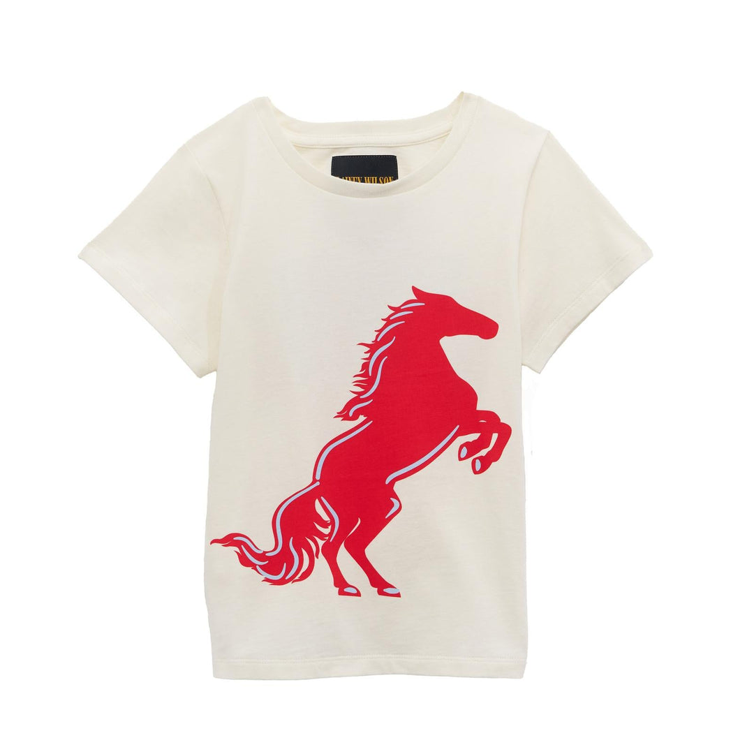 Wrangler® X Lainey Wilson Girls Peace, Love &amp; Cowboys T-Shirt - White - 112385585 - Double C Western SupplyWrangler