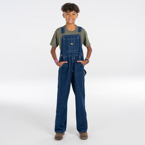 Youth Denim Bib Overalls 226-45 - Double C Western SupplyKey