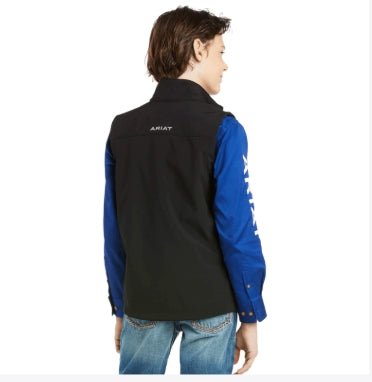 Youth Vernon 2.0 Softshell Vest Black - 10024058 - Double C Western SupplyAriat