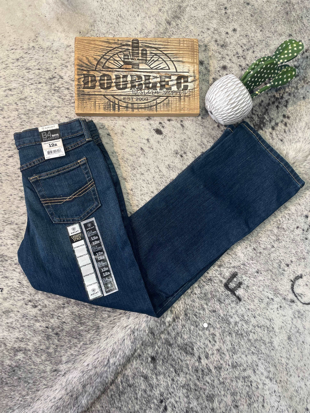 YTH B4 Relaxed Stretch Legacy Boot Cut Jean - Double C Western SupplyAriat