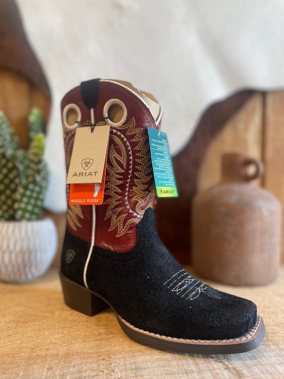 YTH Derby Monroe Western Boot - Double C Western SupplyAriat
