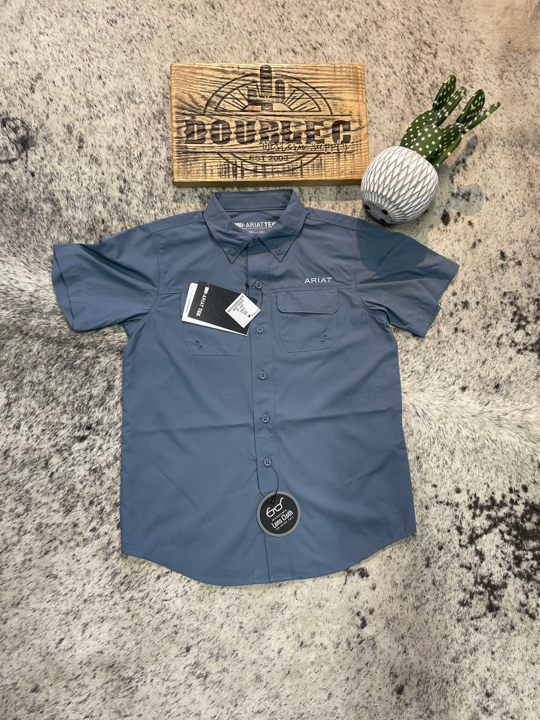 YTH VentTEK Outbound Classic Fit Shirt - Double C Western SupplyAriat