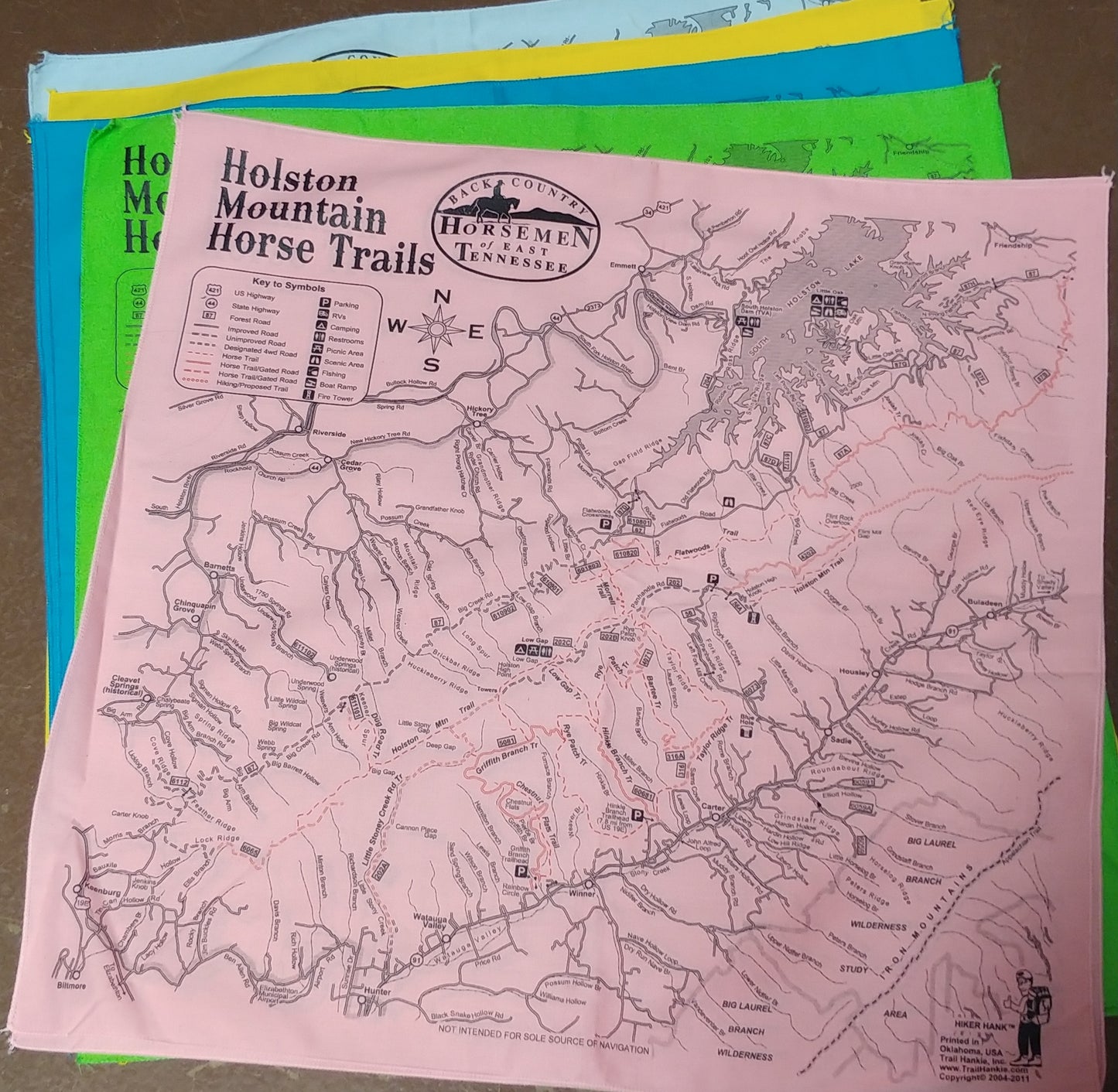 Holston Mountain Trail Maps by BCHET