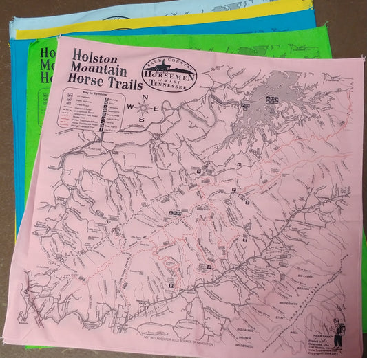 Holston Mountain Trail Maps by BCHET Double C Western Supply