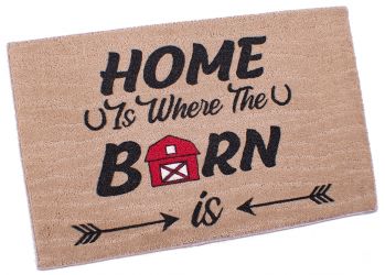Barn Welcome Mat - assorted colors