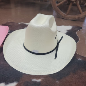 Twister Youth Straw Hat Pink and White