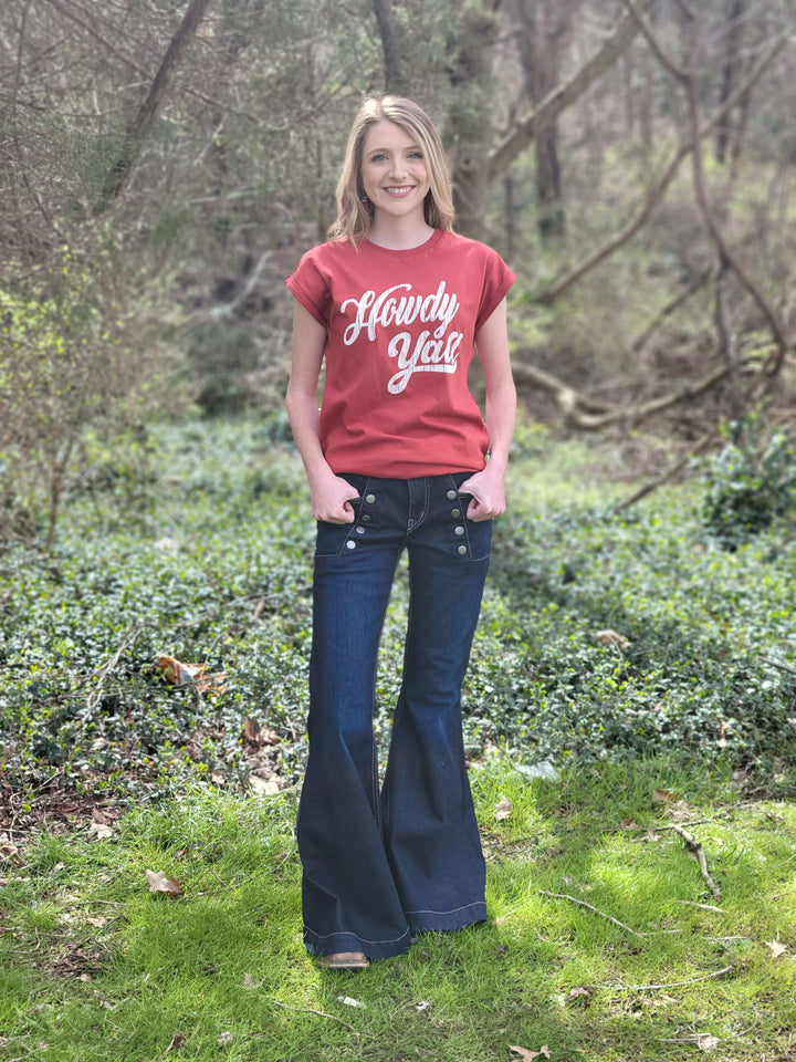 Womens Cruel Hannah Flare Jeansl Flare Jeans 60% off mom dad grads Cinch