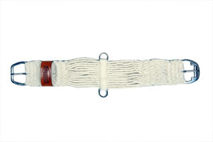 Mohair Straight String Girth W/Stainless Steel Roller Buckle