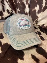 Load image into Gallery viewer, Gray womens trucker cap
