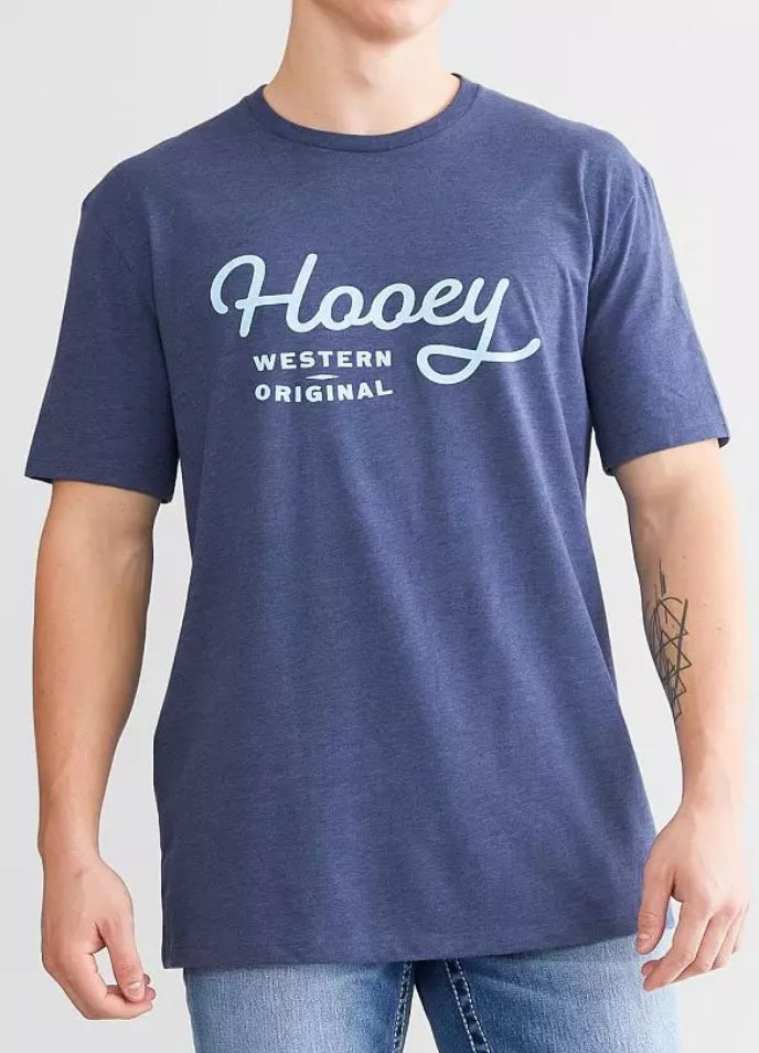 Hooey OG Mens Navy Crew Neck T Shirt