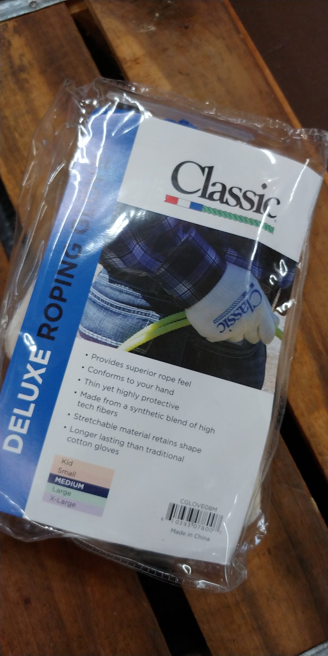 Roping Gloves - size med classic equine