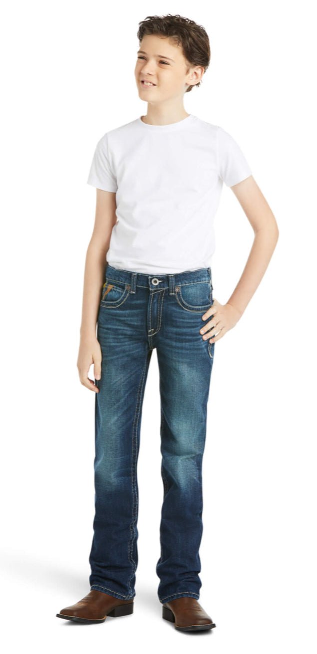 Ariat B5 Slim Boundary Stackable Straight Leg Jean 10018338 - Double C Western SupplyAriat