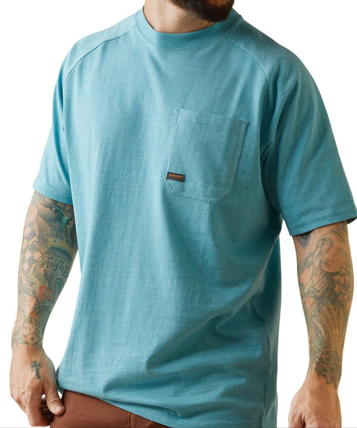 Ariat Mens Rebar Cotton Strong T-Shirt - Double C Western SupplyAriat