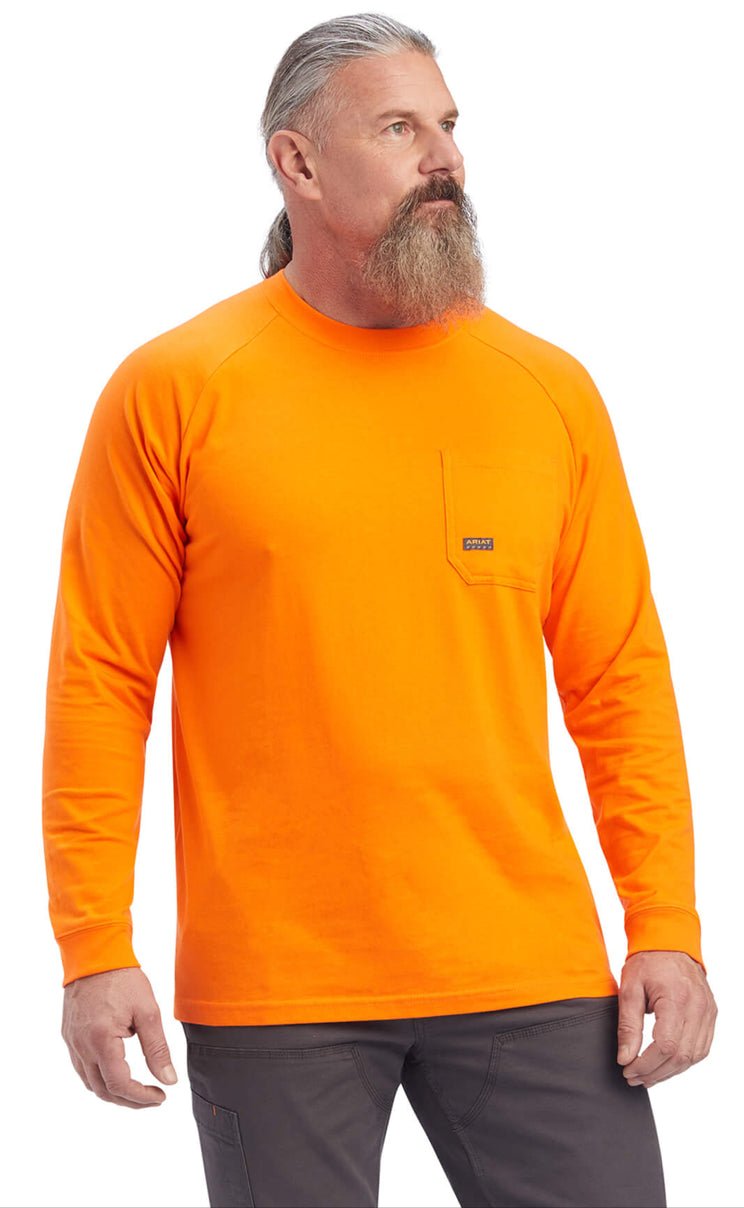 Ariat Mens Rebar Cotton Strong T-Shirt - Double C Western SupplyAriat
