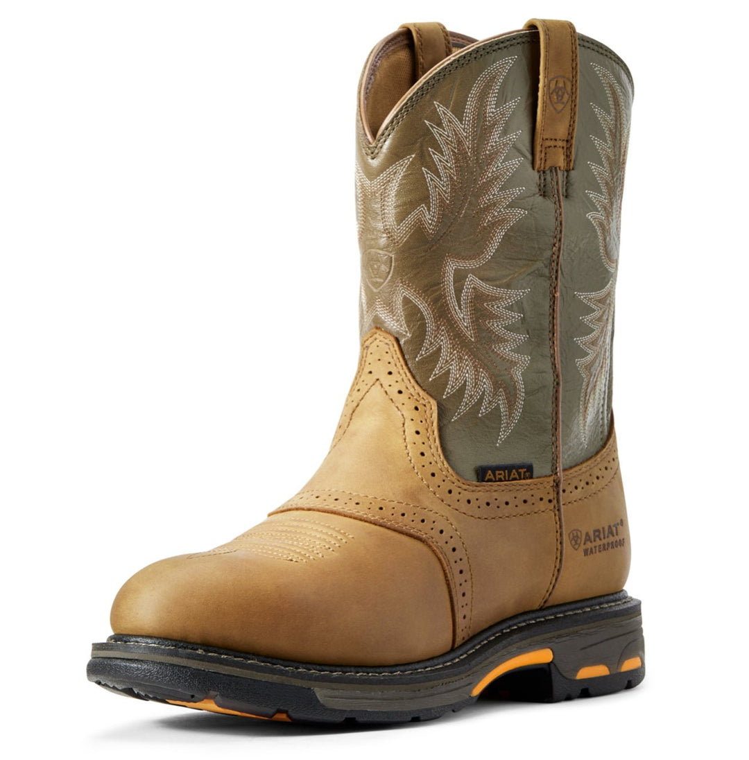 Ariat Mens WorkHog Waterproof Work Boot - Double C Western SupplyAriat