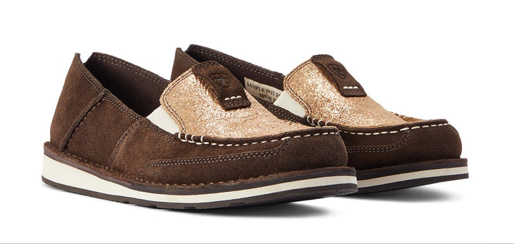 Ariat Women’s Cruiser - Azteca Suede - Metallic Copper Floral - Double C Western SupplyAriat