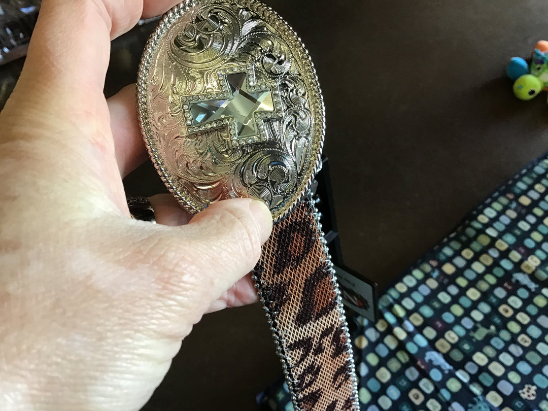 Girls glitter leopard belt - Double C Western SupplyDouble C Western Supply