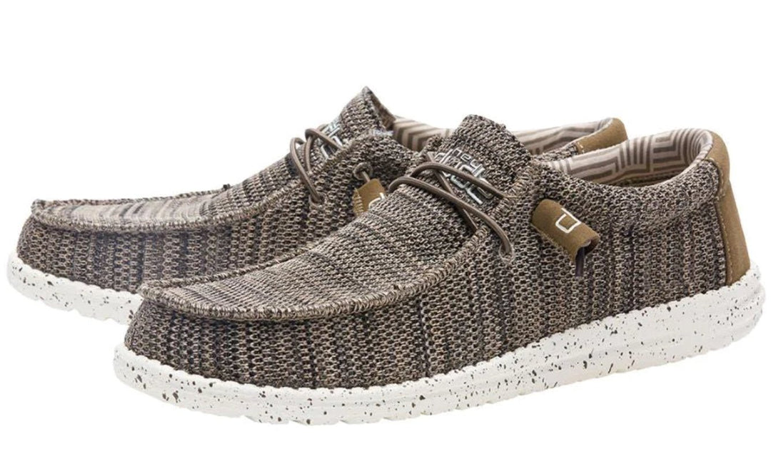 Hey Dude Mens Wally Sox - Brown - Double C Western SupplyHey Dude