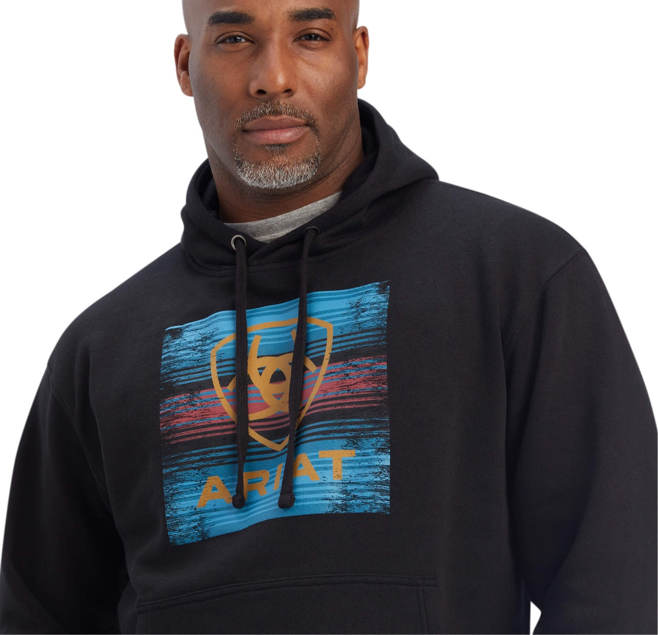 Serape Logo Sweatshirt Shirts & Tops Black Ariat