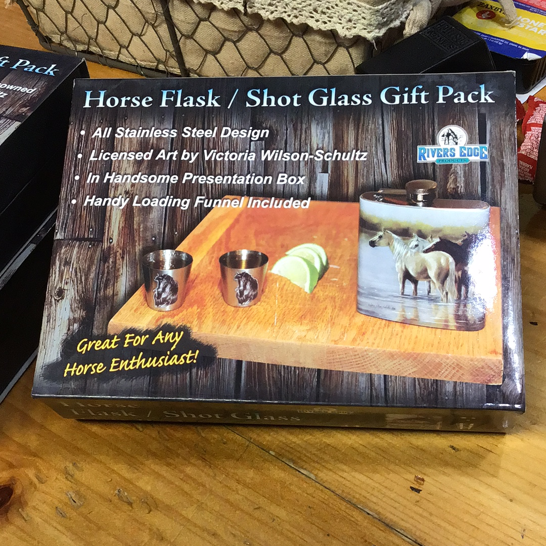 Horse flask Double C Western Supply