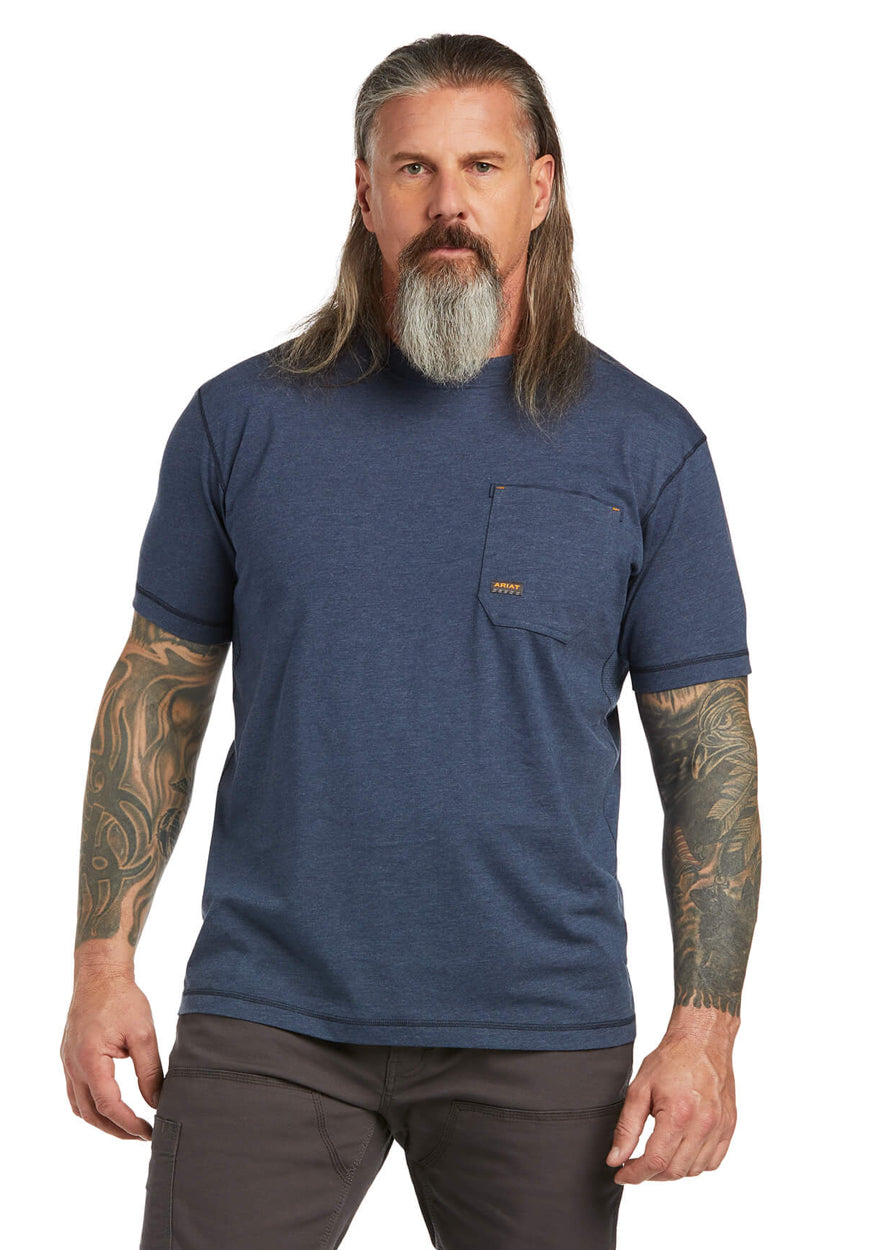 Mens Rebar Workman Tshirt ariatmens Ariat