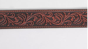 Embossed Leather Belt