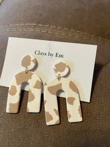 Western Handmade Clay Earrings