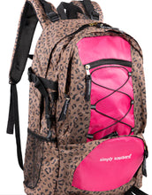 Load image into Gallery viewer, SIMPLY SOUTHERN PREPPY LEOPARD/AZTEC UTILITY BACKPACK BAG
