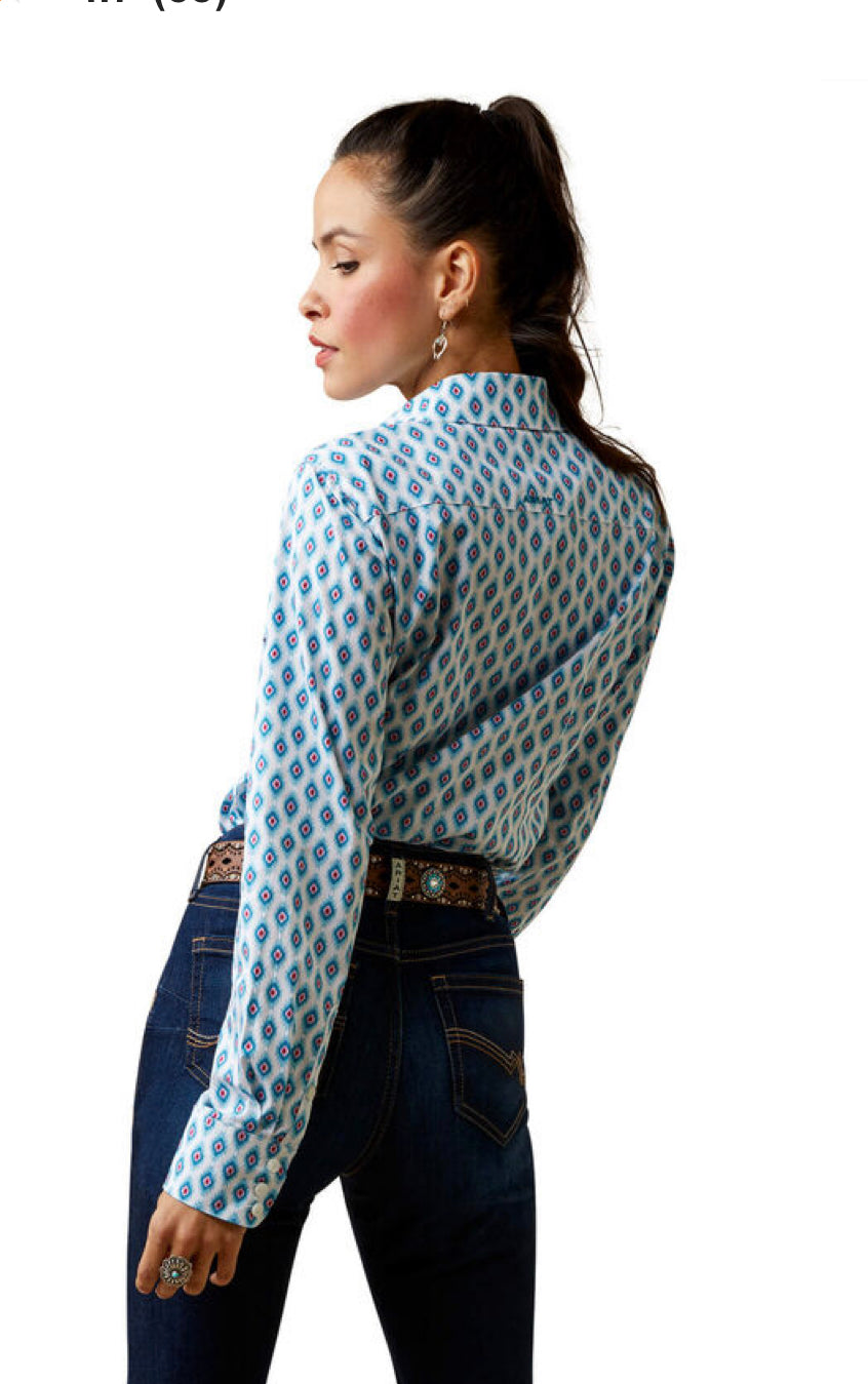 Wrinkle Resist Kirby Stretch Shirt 20% off ariat mom dad grads Ariat