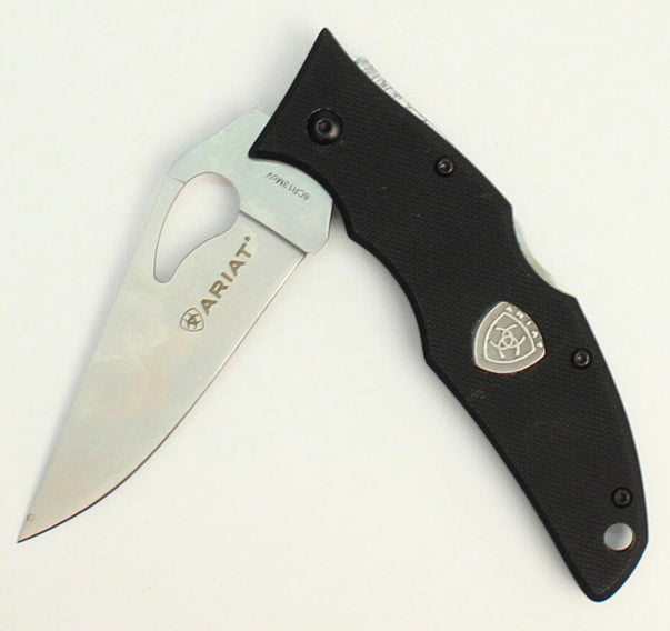 Ariat folding knife Black handle L Ariat