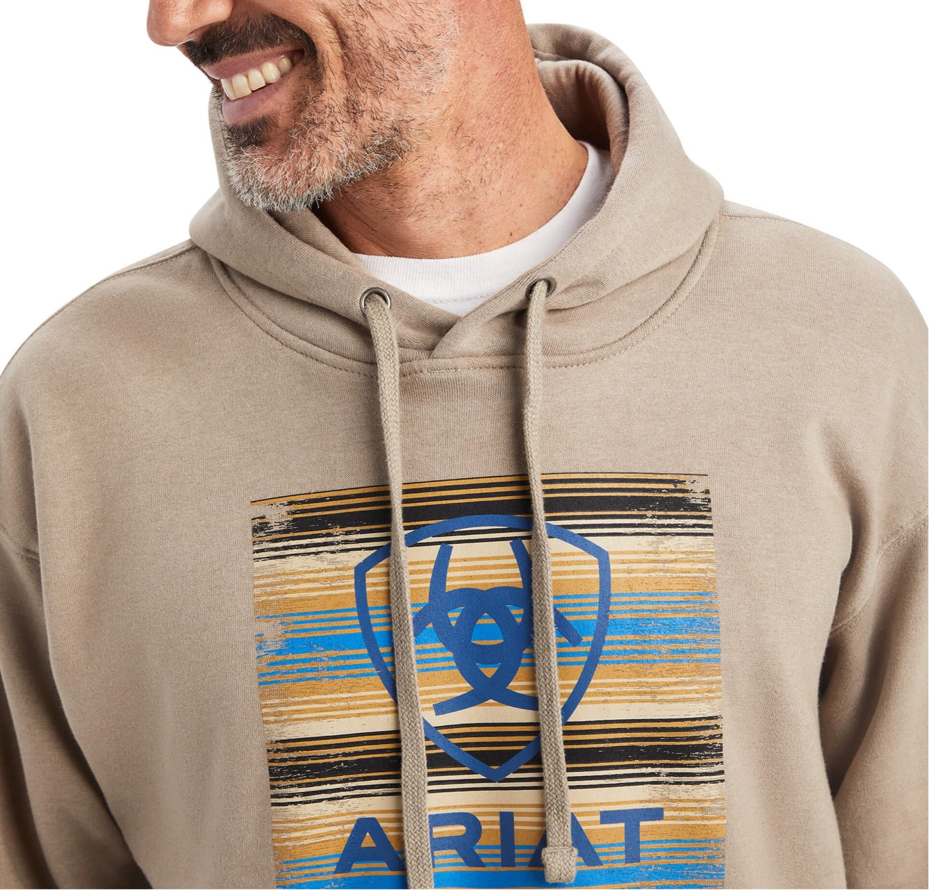 Serape Logo Sweatshirt Shirts & Tops Brindle Heather Ariat