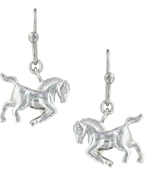 Montana Silversmiths Prancing Horse Earrings Montana Silversmiths