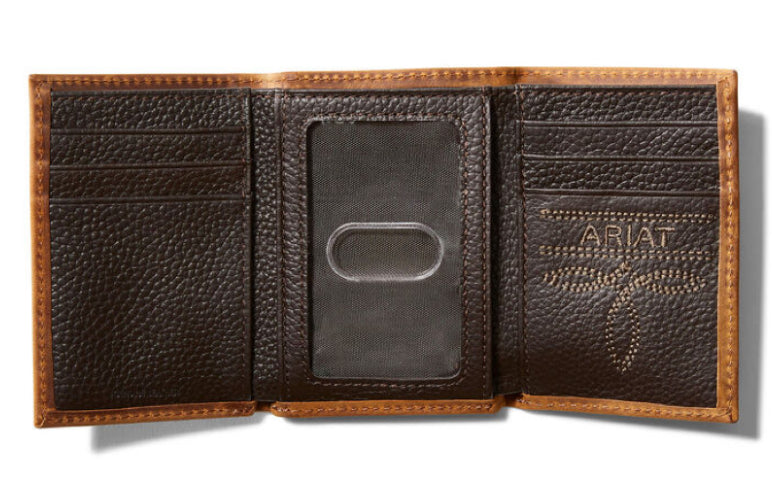 Trifold Wallet Large Logo Ariat