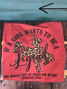 Womens Double C Leopard Calamity Jane t-shirt