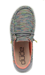 Hey Dude Youth Peacock Pink Wendy Shoe