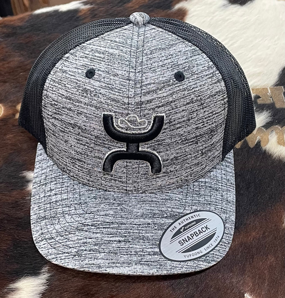 “Sterling” Hooey Cap Hats Grey Black caps hooey Hooey
