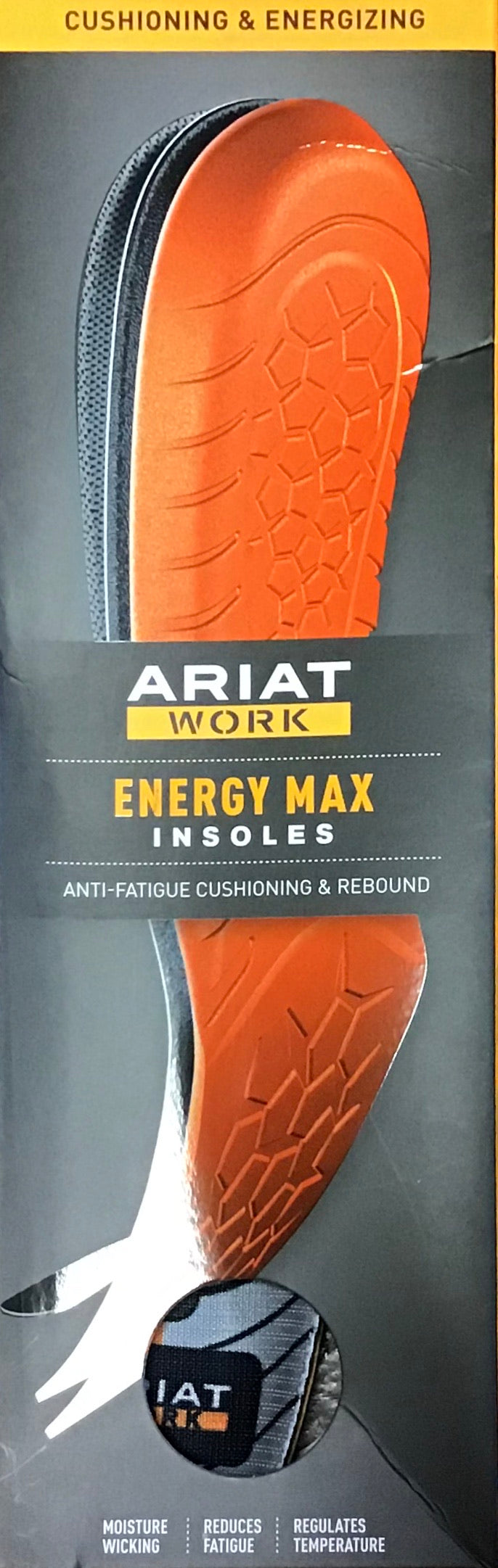 Ariat Work Energy Max Square Toe Insoles Double C Western Supply