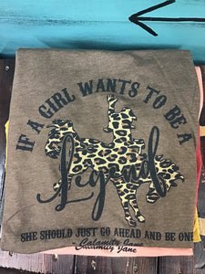 Womens Double C Leopard Calamity Jane t-shirt