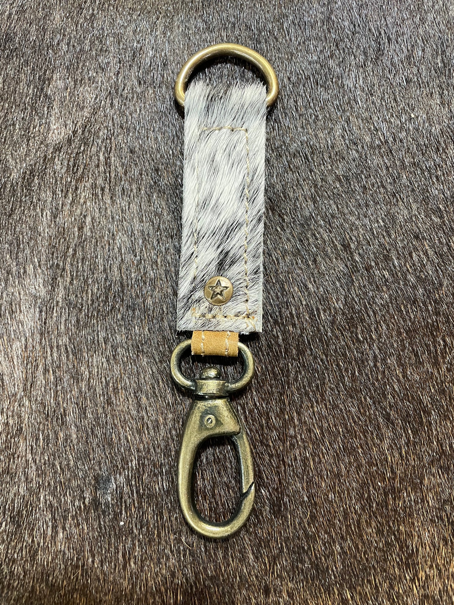 Cowhide Keychain Bhrayna