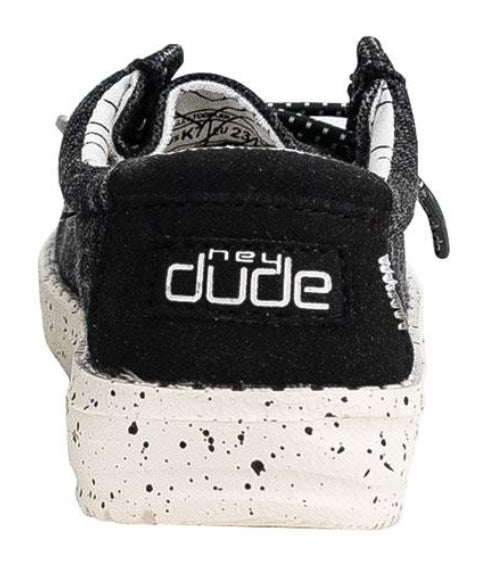 Hey Dude Wally Toddler Stretch Black Hey Dude