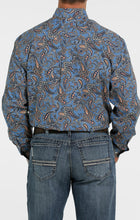 Load image into Gallery viewer, CINCH BLUE PAISLEY PRINT - MENS/BOYS SHIRT
