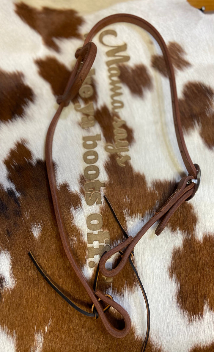 Leather 1 ear headstall - Double C Western SupplyDouble C Western Supply