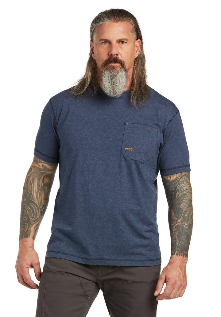 Mens Rebar Workman Tshirt - Double C Western SupplyAriat
