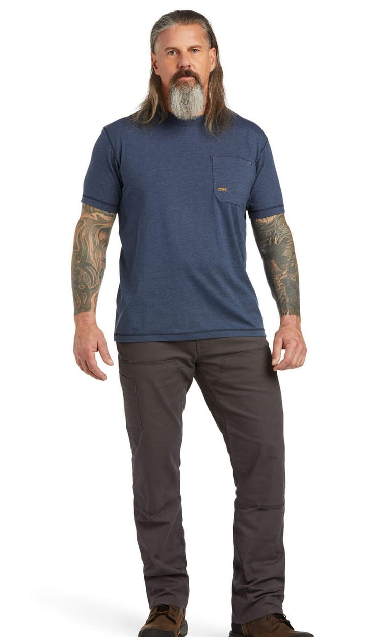 Mens Rebar Workman Tshirt - Double C Western SupplyAriat
