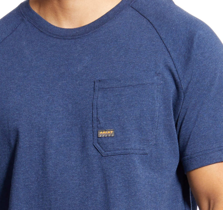 Rebar Cotton Strong T-Shirt Short Sleeve - Double C Western SupplyAriat