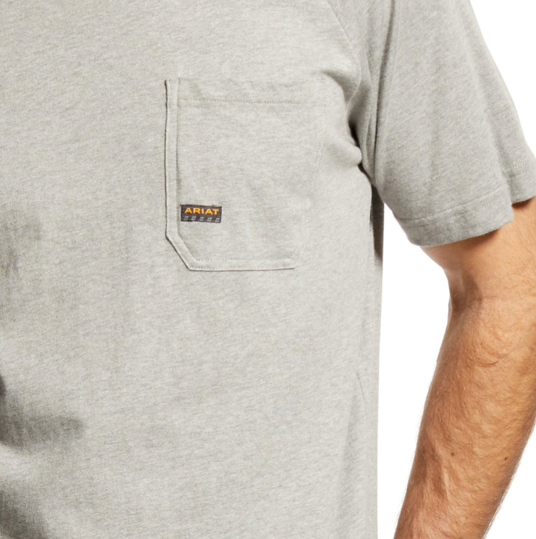 Rebar Cotton Strong T-Shirt Short Sleeve - Double C Western SupplyAriat
